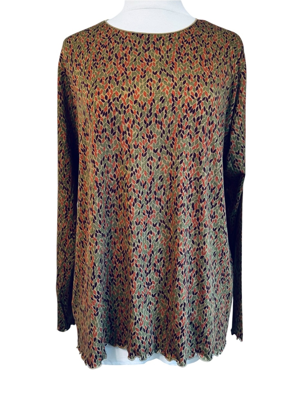 Gudrun Sjoden Leaf Print Top